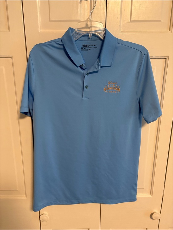 Nike Other - Nike Light Blue Polo Shirt with Animal Kingdom Embroidery